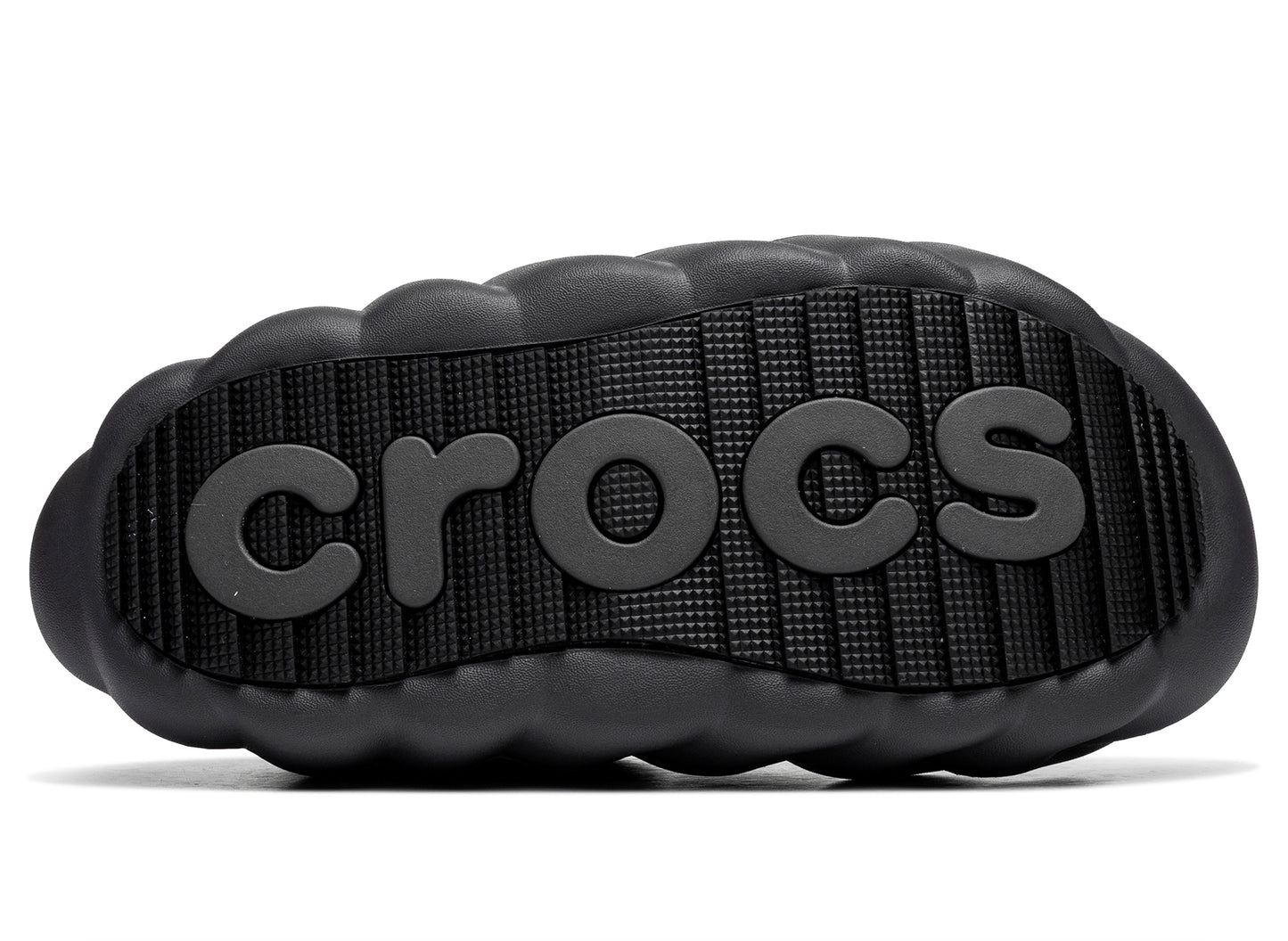 Crocs Overpuff Translucent Shorty in Black