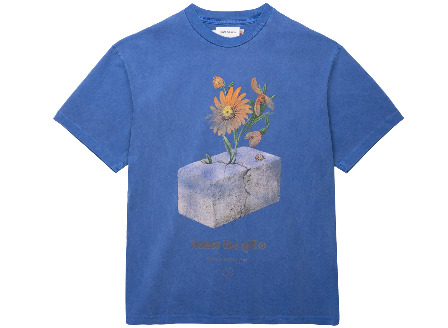 Honor the Gift Concrete 2.0 S/S Tee in Blue