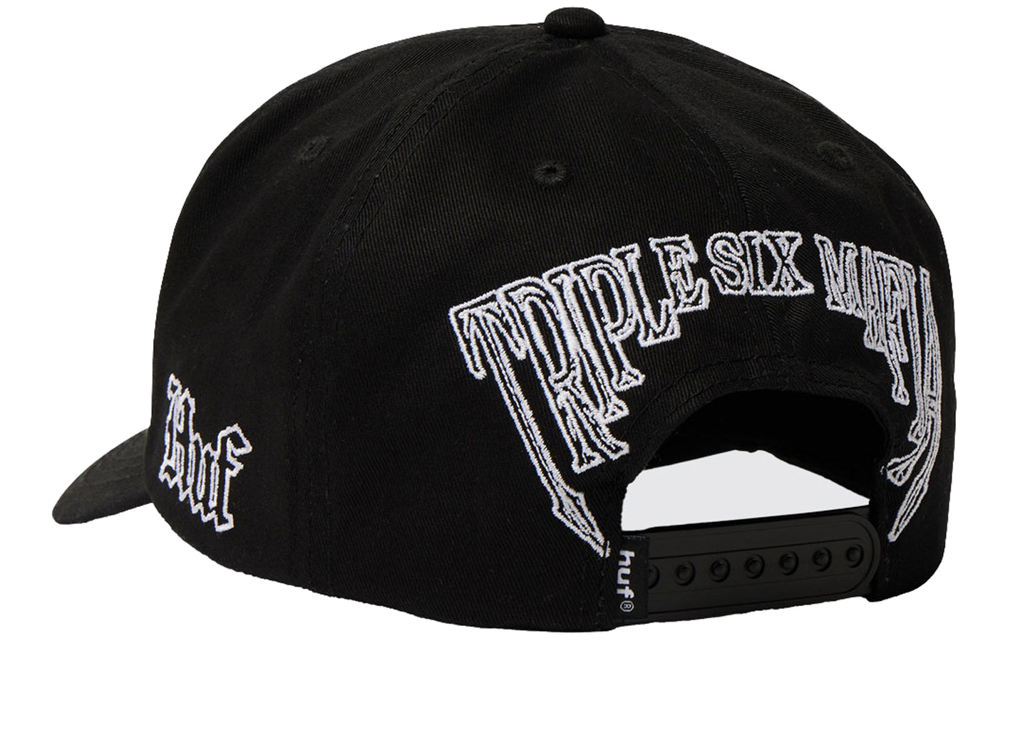 HUF x Three 6 Mafia Snapback in Black