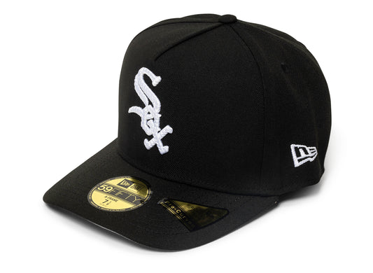 New Era Script Safety Pin Chicago White Socks Fitted Hat