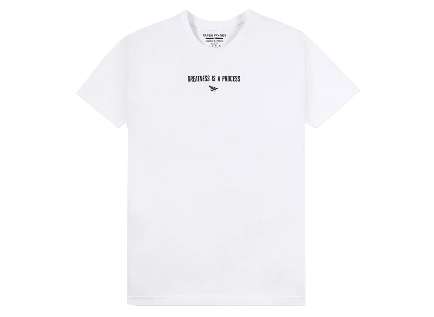 Paper Planes 'Greatness is a Process' Flowers Tee in White