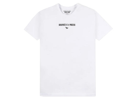 Paper Planes 'Greatness is a Process' Flowers Tee in White