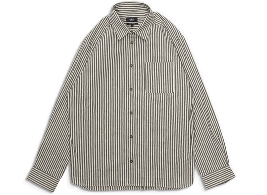 A.P.C. Malo Overshirt in Noir
