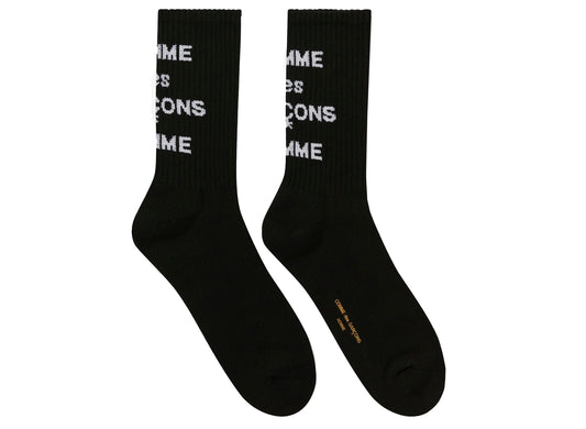 Comme des Garçon HOMME Socks in Black v1