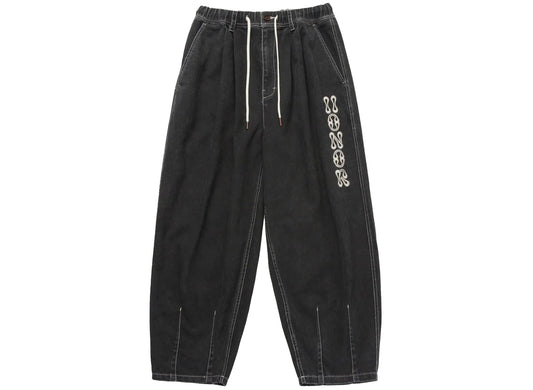 Honor the Gift Twill Baggy Pants in Black xld
