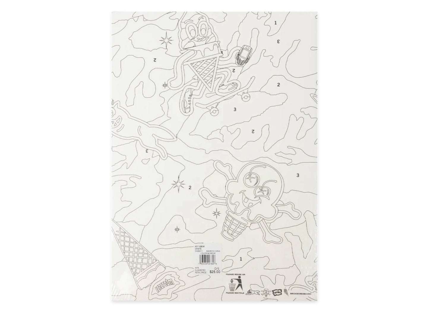 Ice Cream Coloring Book