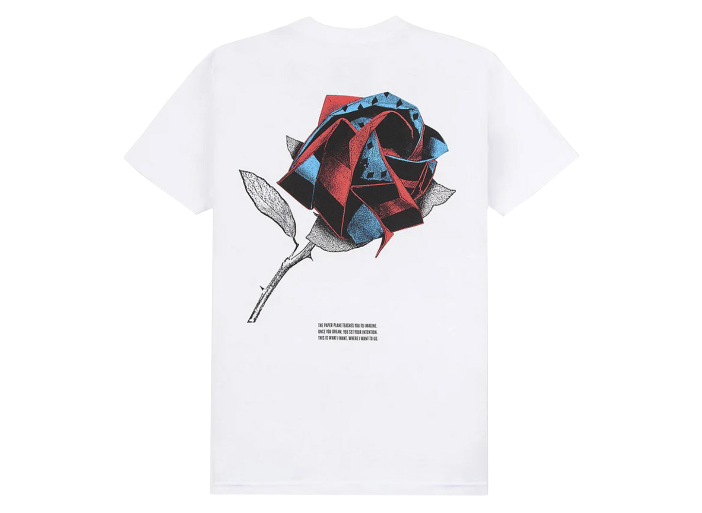 Paper Planes 'Greatness is a Process' Flowers Tee in White