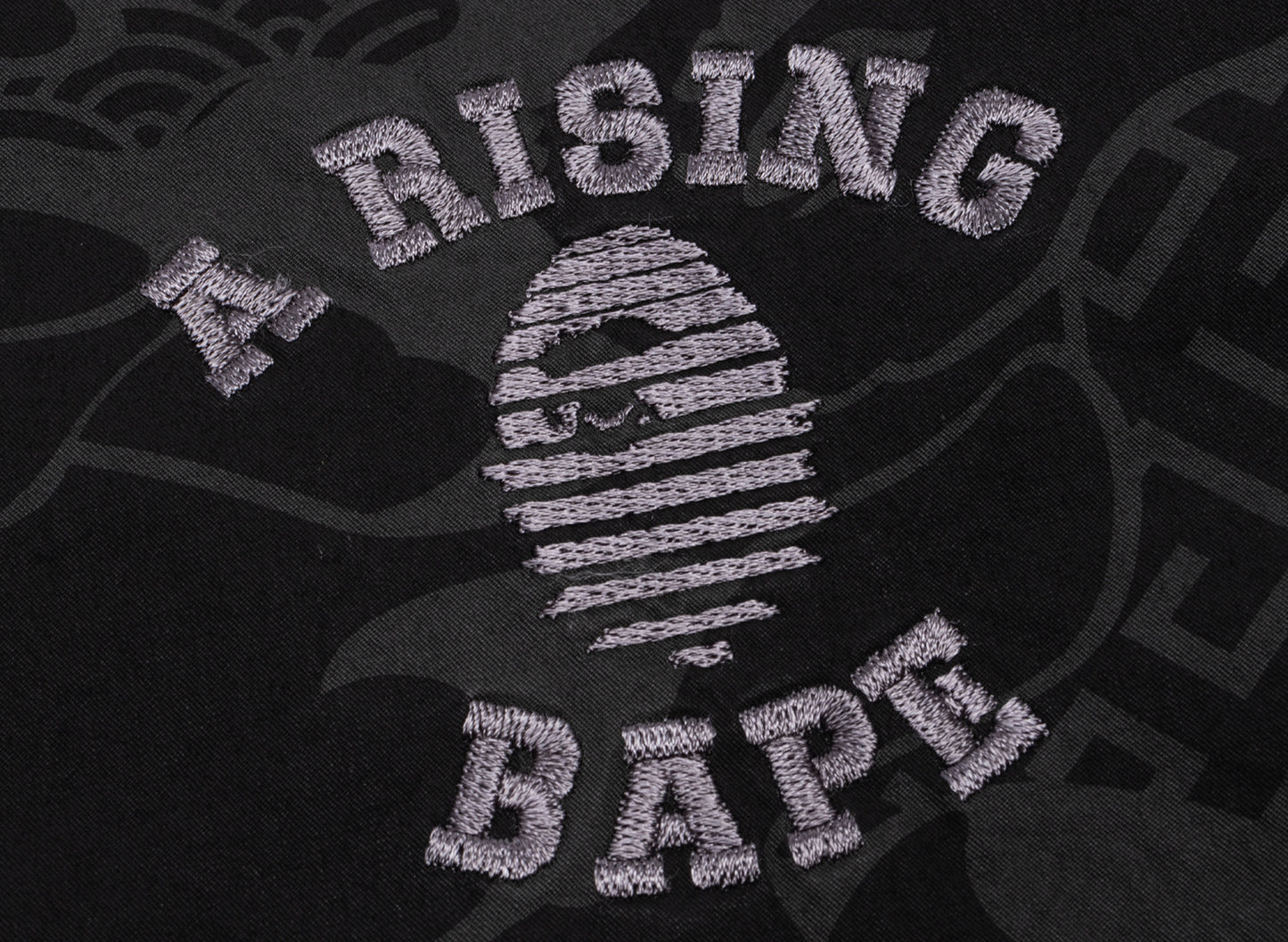 A Bathing Ape Asia Camo Zip Jacket in Black