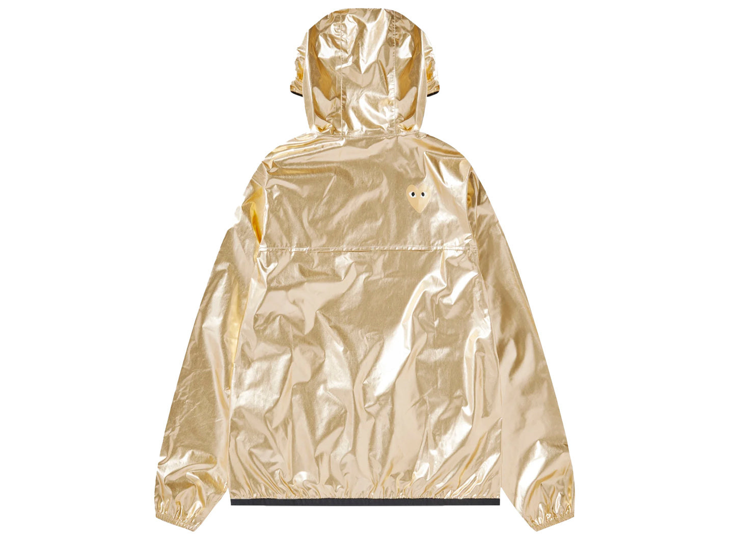 Comme des Garçons K-Way Full Zip Jacket in Gold