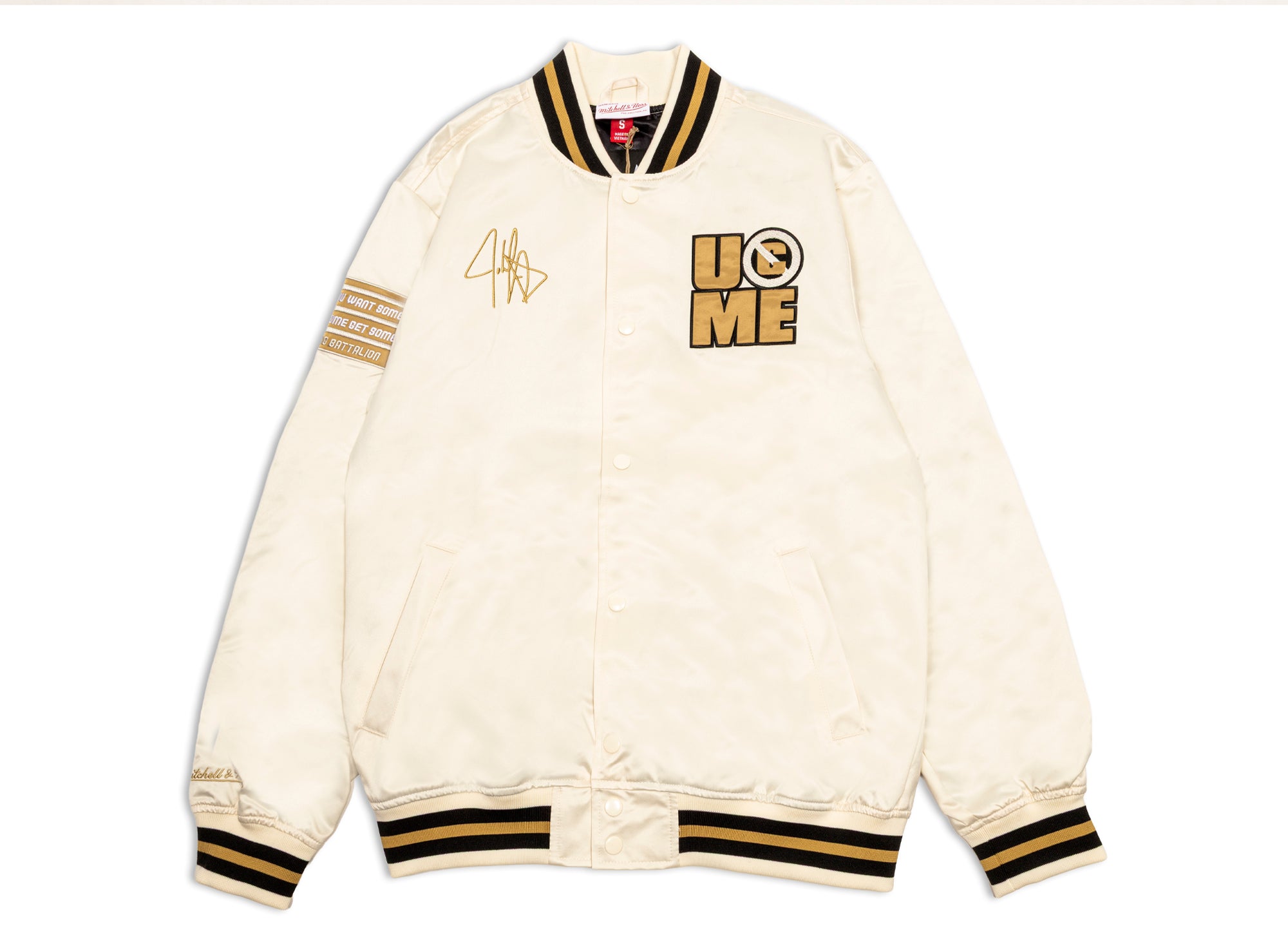 Mitchell & Ness WWE John Cena Sublimated Satin Jacket