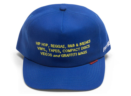 Pleasures x Fat Beats Sections Snapback in Royal
