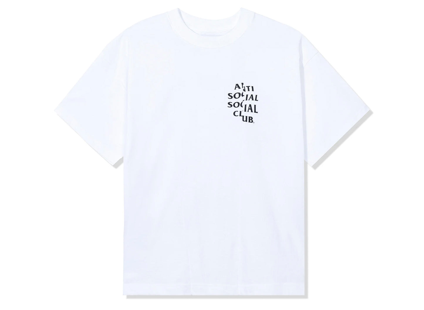 Anti Social Social Club Sliced Mind Games Tee in White