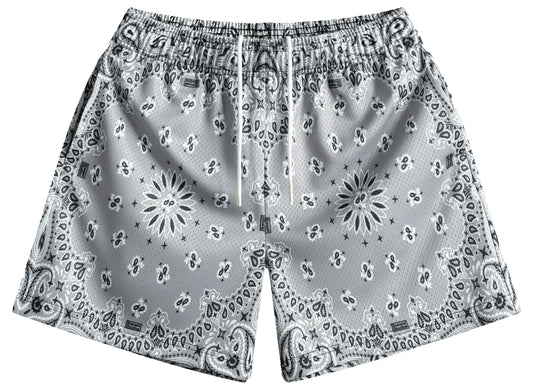 Bravest Studios Grey Paisley V2 Shorts