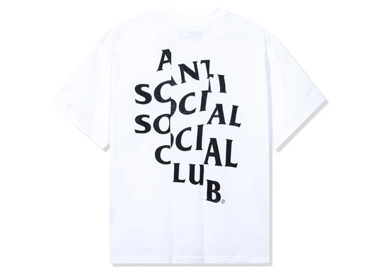 Anti Social Social Club Sliced Mind Games Tee in White