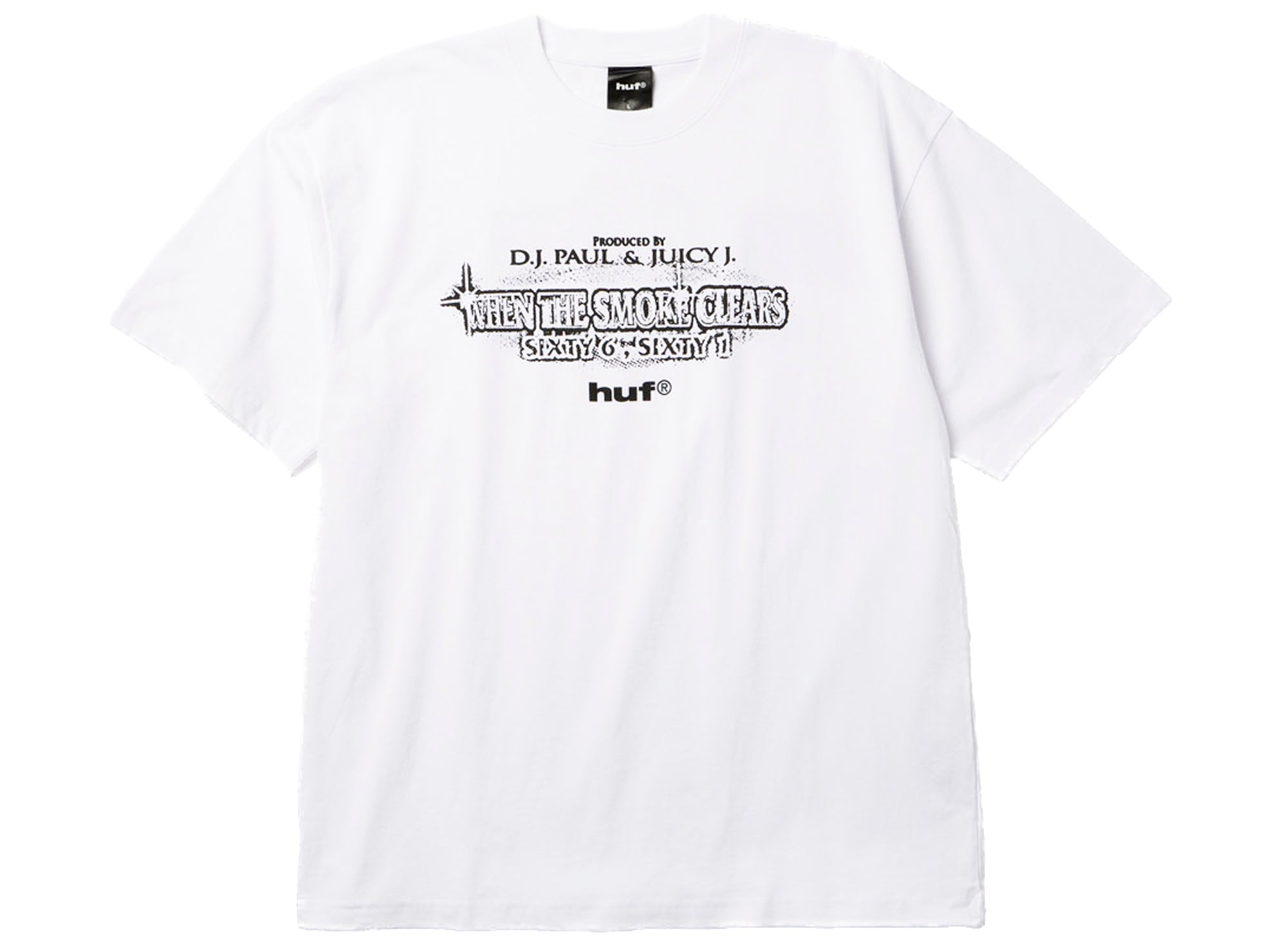 HUF x Three 6 Mafia Smoke Clears SS Tee in White – Oneness Boutique