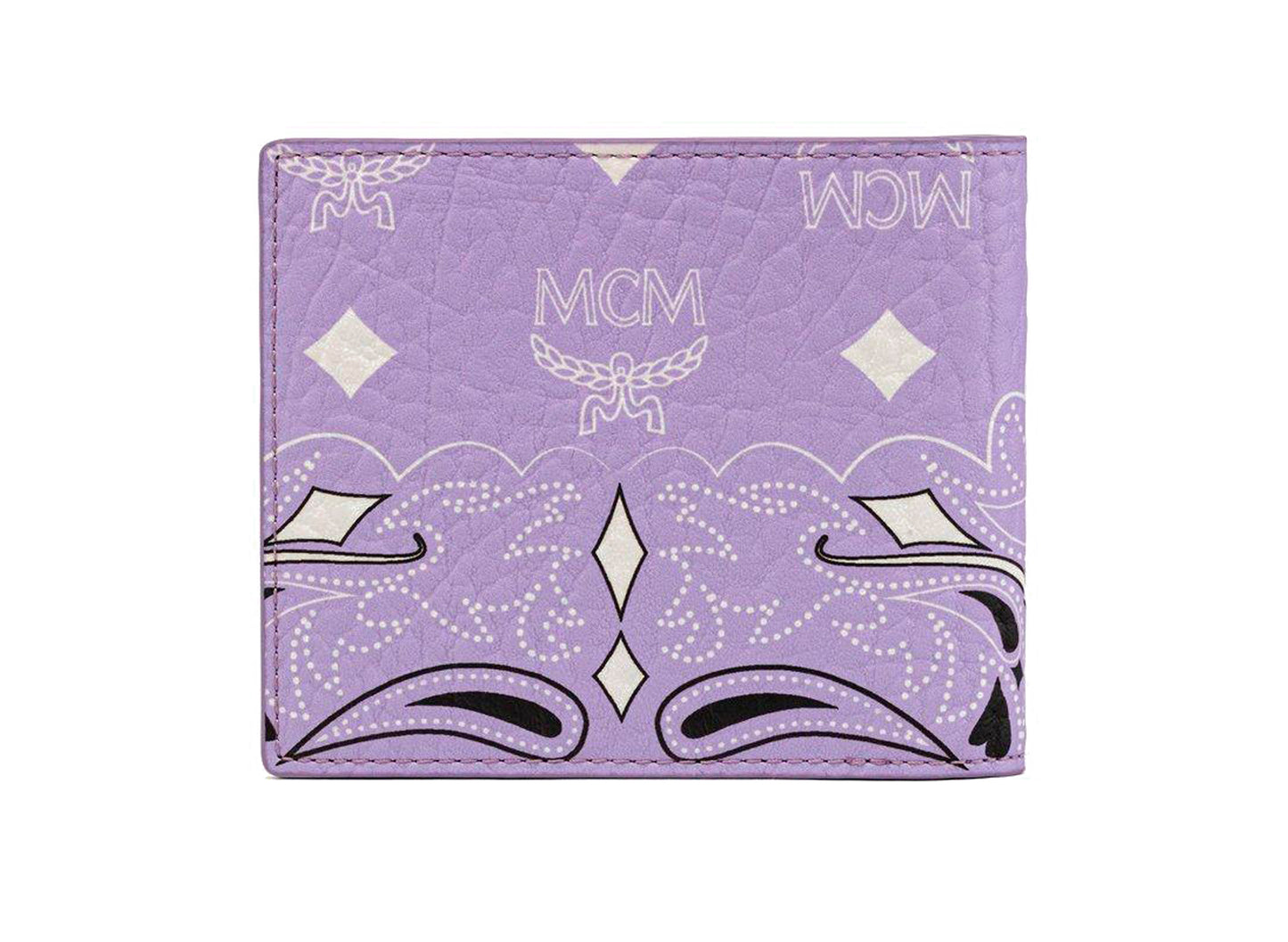 MCM Small Aren VI Card Case in Purple