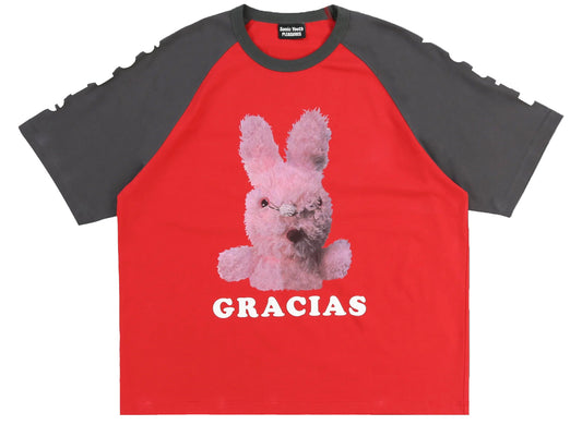 Pleasures X Sonic Youth Gracias Raglan Shirt