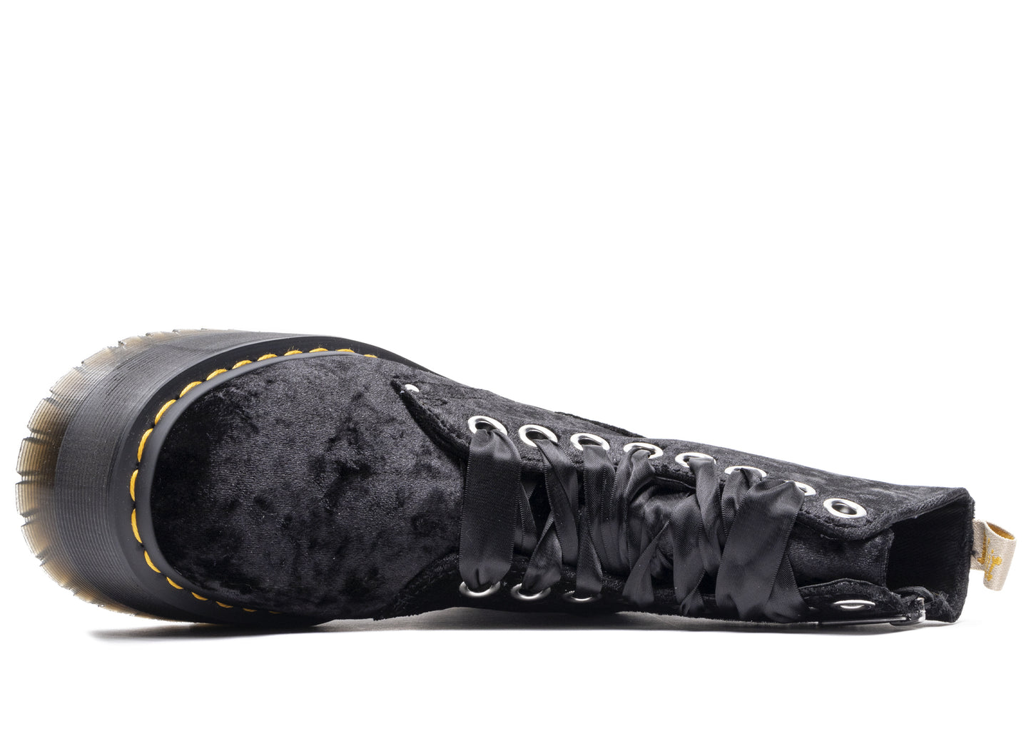 Women's Dr. Martens Vegan Boot Max Crushed Velvet Platforms