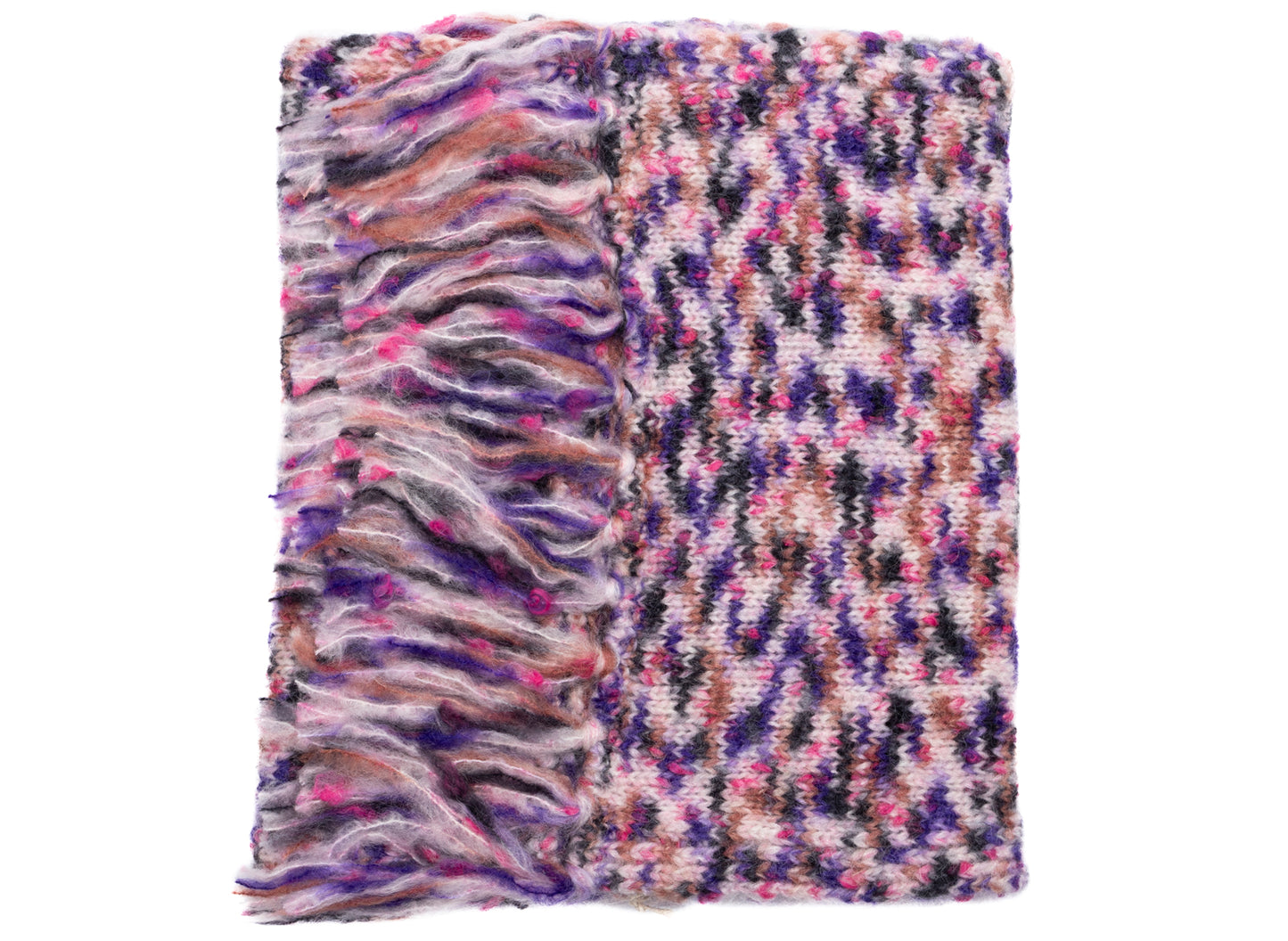 A.P.C. Noah Knit Scarf in Purple