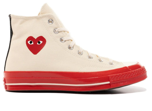 Comme Des Garçons PLAY x Converse Chuck 70 High 'White/Red'