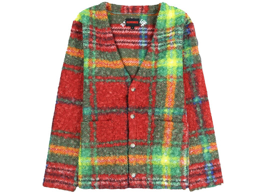 Pleasures Graham Cardigan in Green