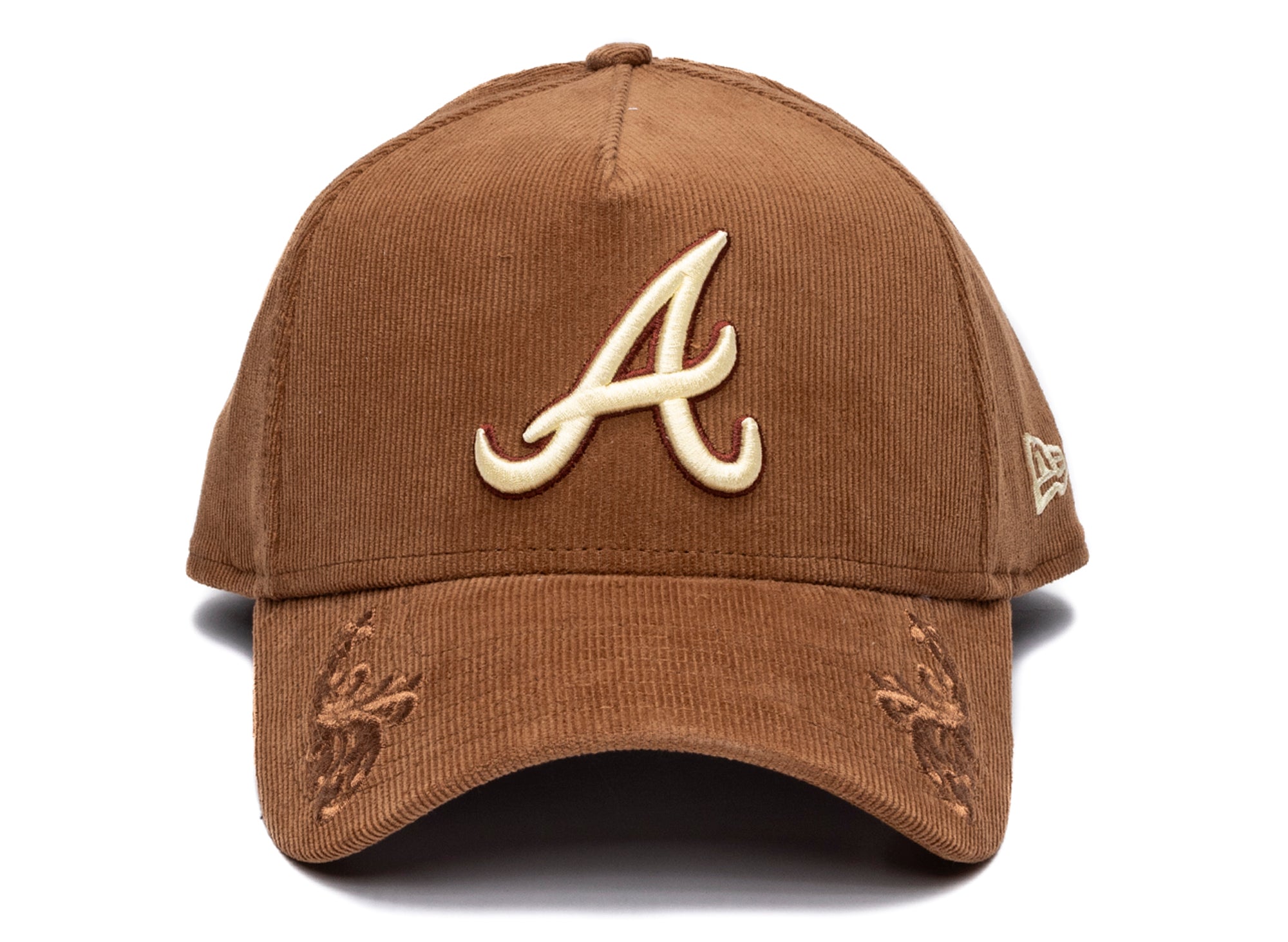 New Era Atlanta Braves Ornamental Corduroy Snapback Hat – Oneness