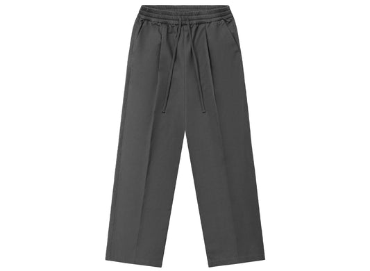 Fear of God Essentials Pleat Front Drawstring Pant in Iron Grey, men's pants