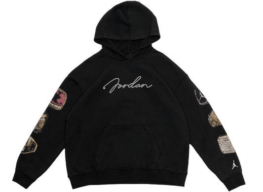Women's Jordan Brooklyn Fleece Pullover Hoodie in Black