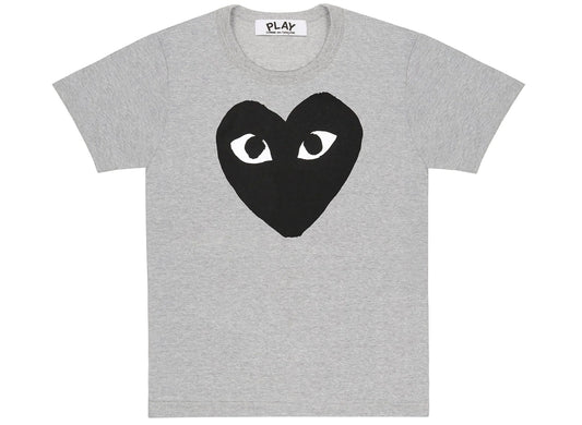 Comme des Garçons Play Heart Tee in Grey
