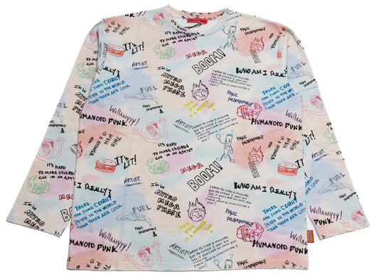 Members Of The Rage Cudi's Colors & Sketches L/S T-Shirt