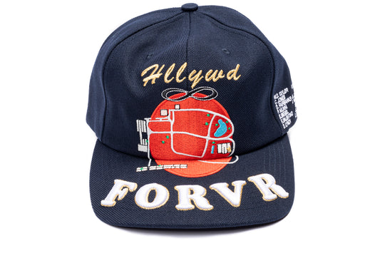 Paly Hollywood Star Map Baseball Hat in Navy