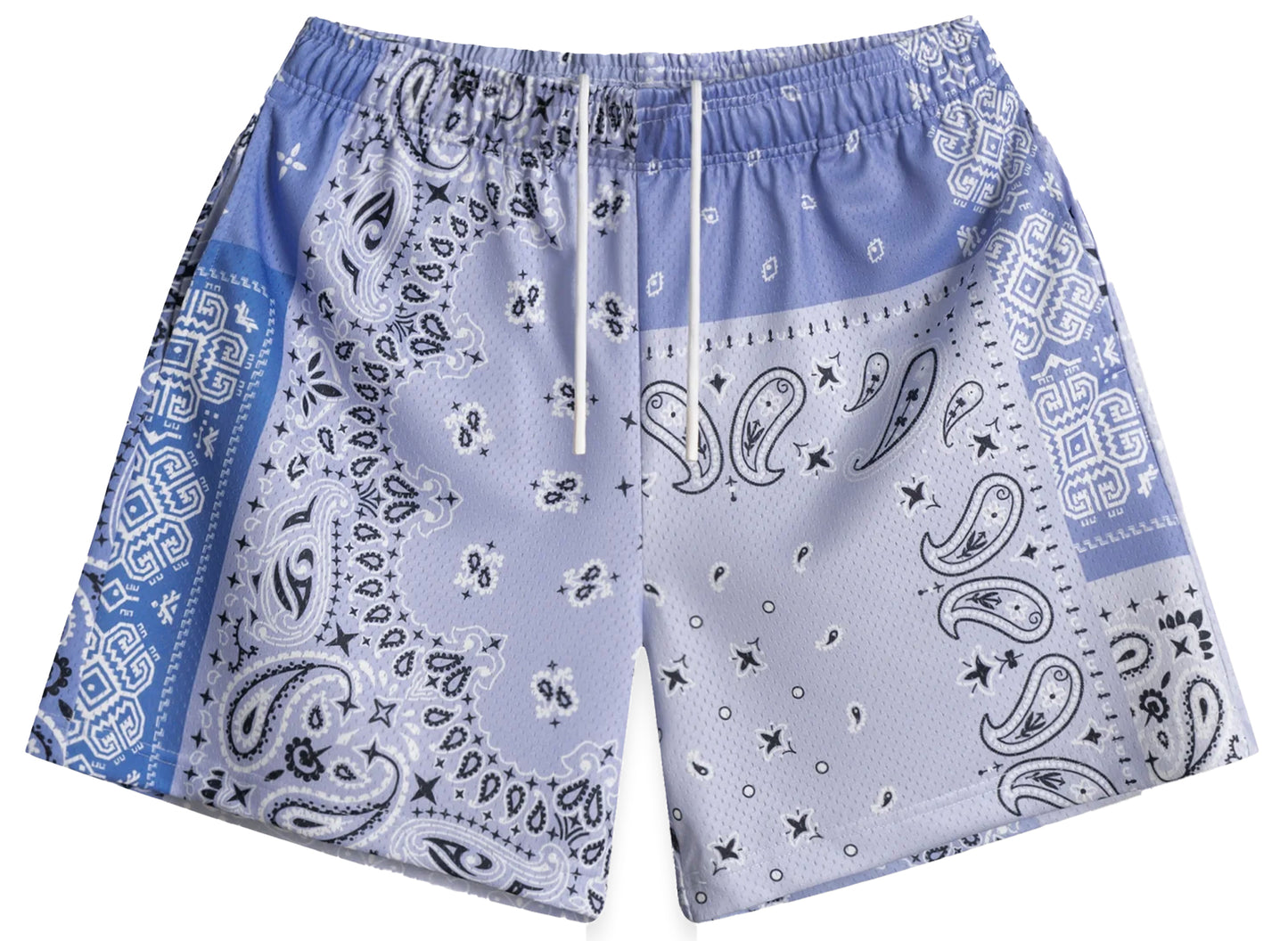 Bravest Studios Sky Patchwork Paisley Shorts