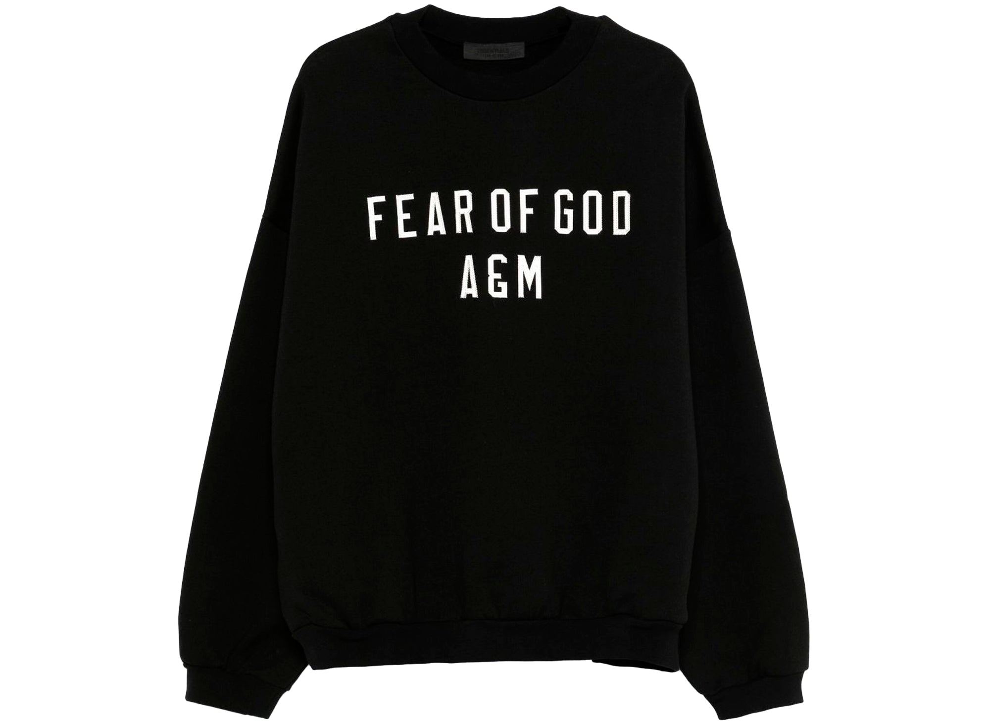 Fear of God Essentials Heavy Fleece Crewneck in Black