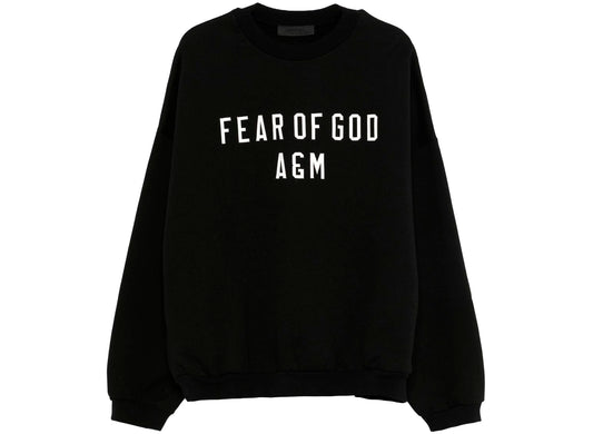 Fear of God Essentials Heavy Fleece Crewneck in Black