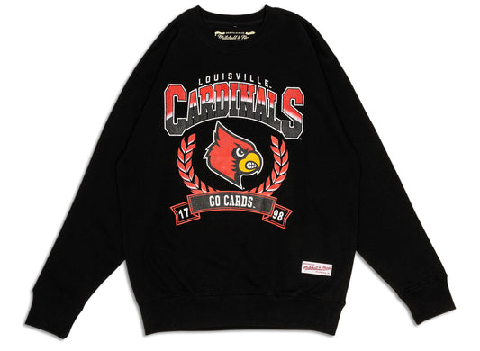 Mitchell & Ness Louisville Cardinals NCAA Baseline Crewneck