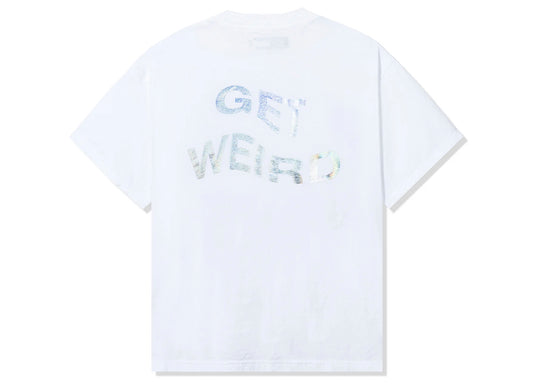 Anti Social Social Club Get Weird Hologram Tee in White