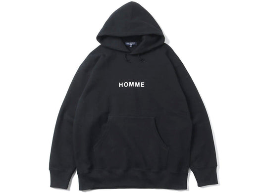 Comme des Garçons HOMME Logo Hoodie in Black