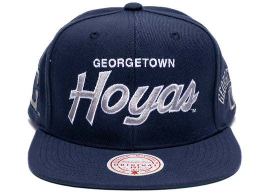 Mitchell & Ness NCAA Just Don Georgetown Team Snapback