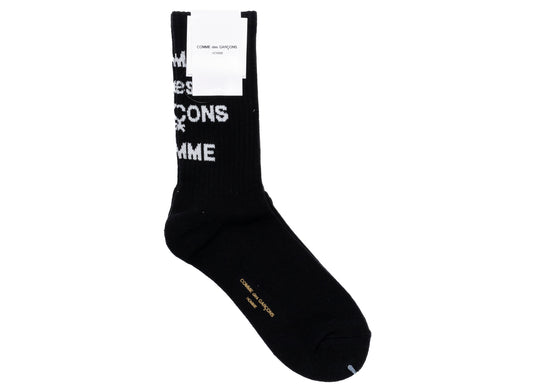 Comme des Garçon HOMME Socks in Black v2