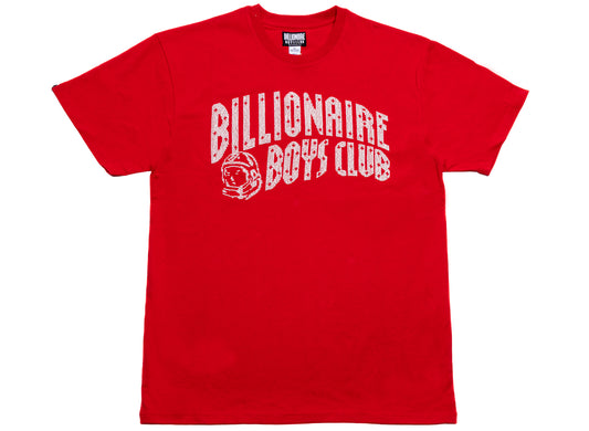 BBC Arch S/S Knit Tee in Red xld