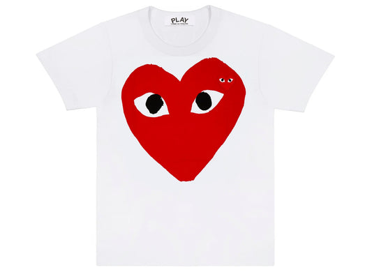 Comme des Garçons Play Double Heart T-Shirt v1