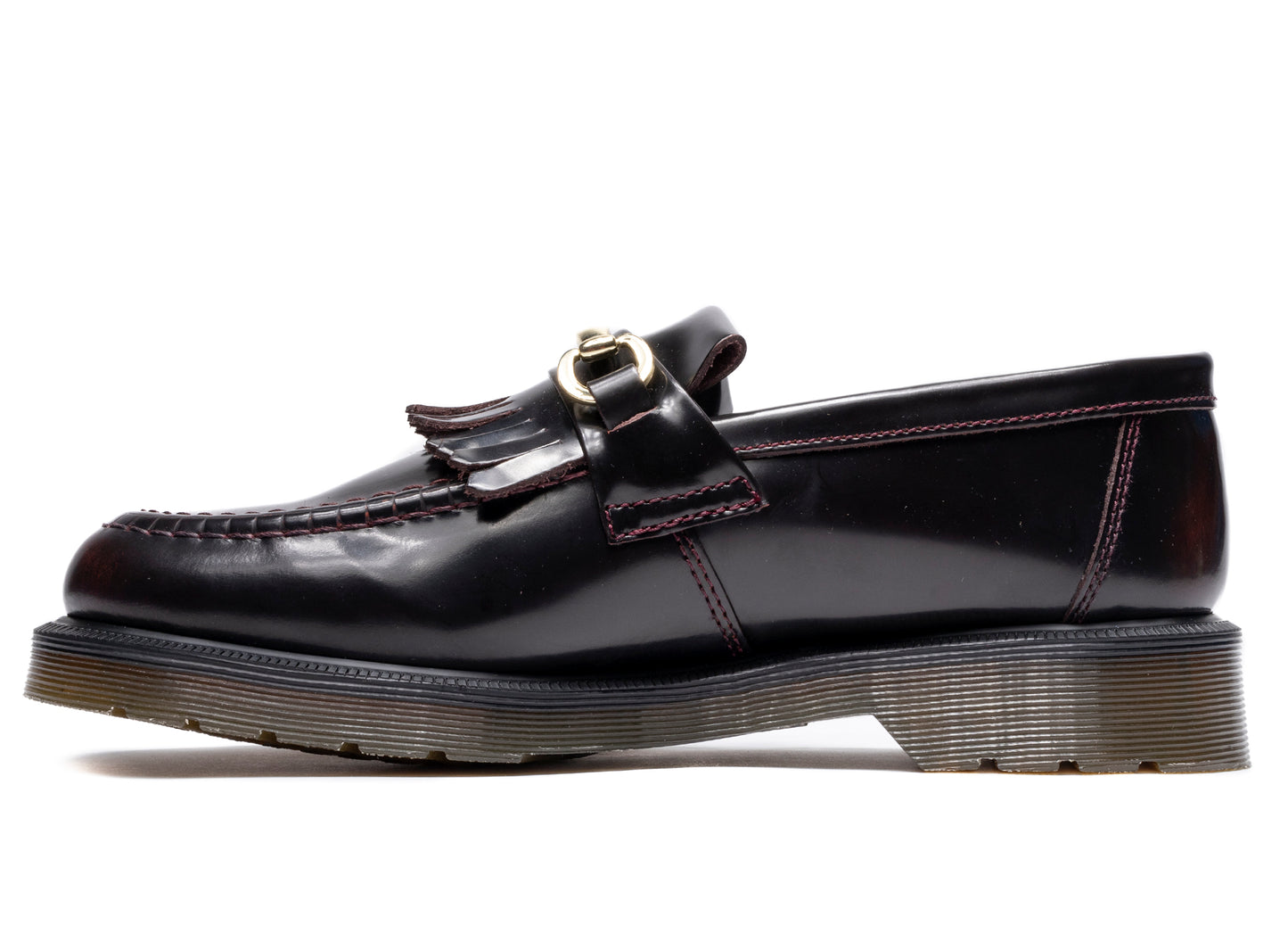 Dr. Martens Adrian Snaffle Smooth Leather Kiltie Loafers