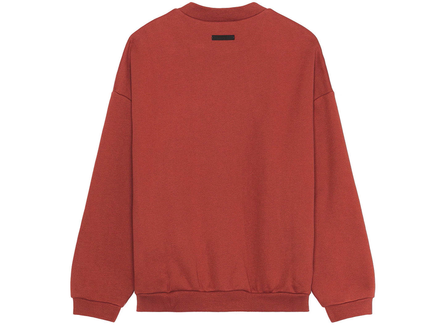 Fear of God Essentials Fleece Crewneck in Crimson