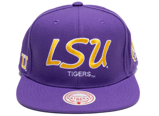Mitchell & Ness NCAA Just Don LSU Team Snapback
