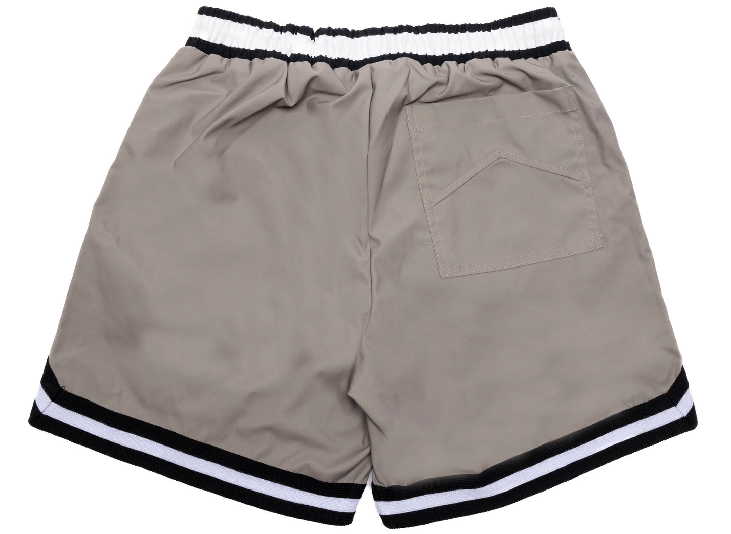 Rhude Basketball Swim Shorts in Khaki