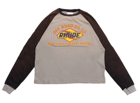 Rhude Black Hills Raglan L/S Tee