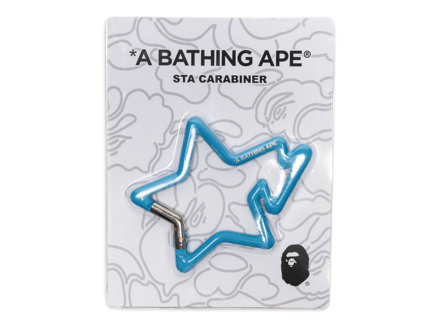 A Bathing Ape Sta Carabiner in Blue