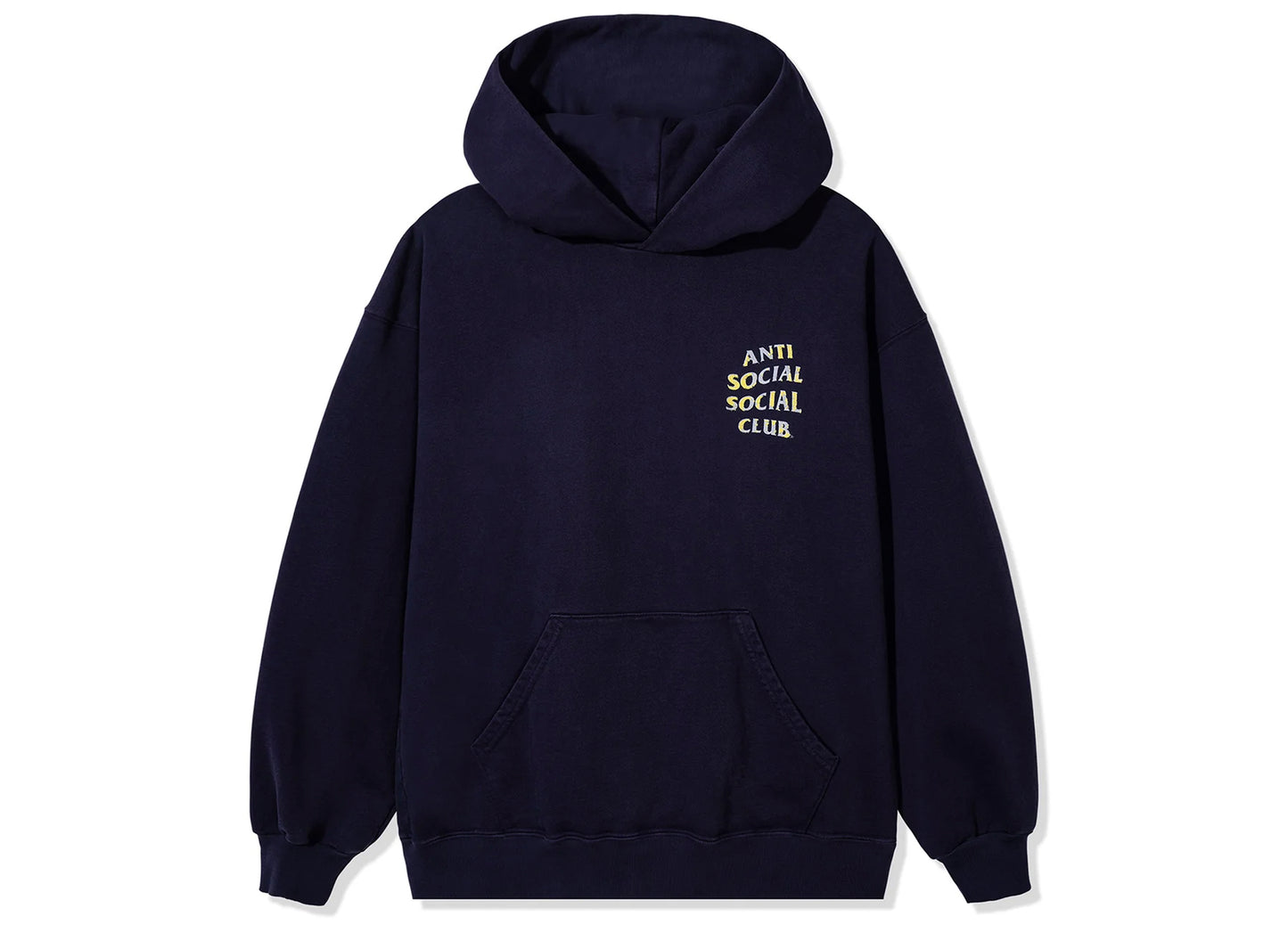 Anti Social Social Club Mind Game Weathered Hoodie in Vintage Black