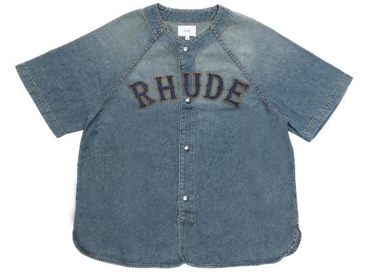 Rhude Baseball Denim Shirt