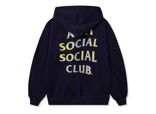 Anti Social Social Club Mind Game Weathered Hoodie in Vintage Black